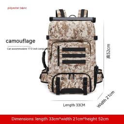image-Men's Outdoor Mountaineering Large Capacity Travel Bag