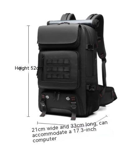 image-Men's Outdoor Mountaineering Large Capacity Travel Bag