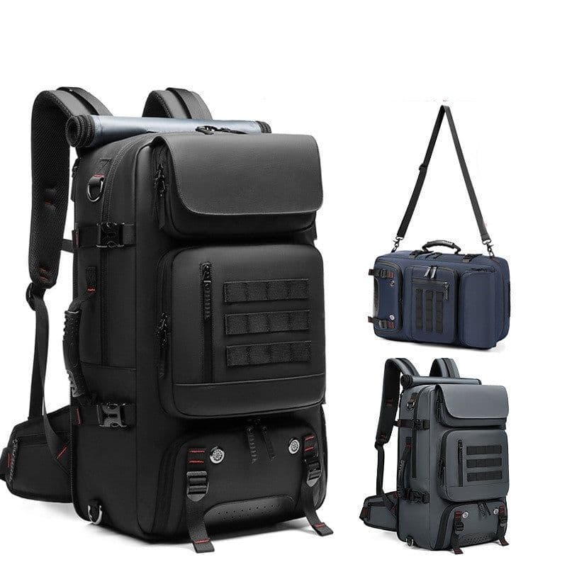 image-Men's Outdoor Mountaineering Large Capacity Travel Bag