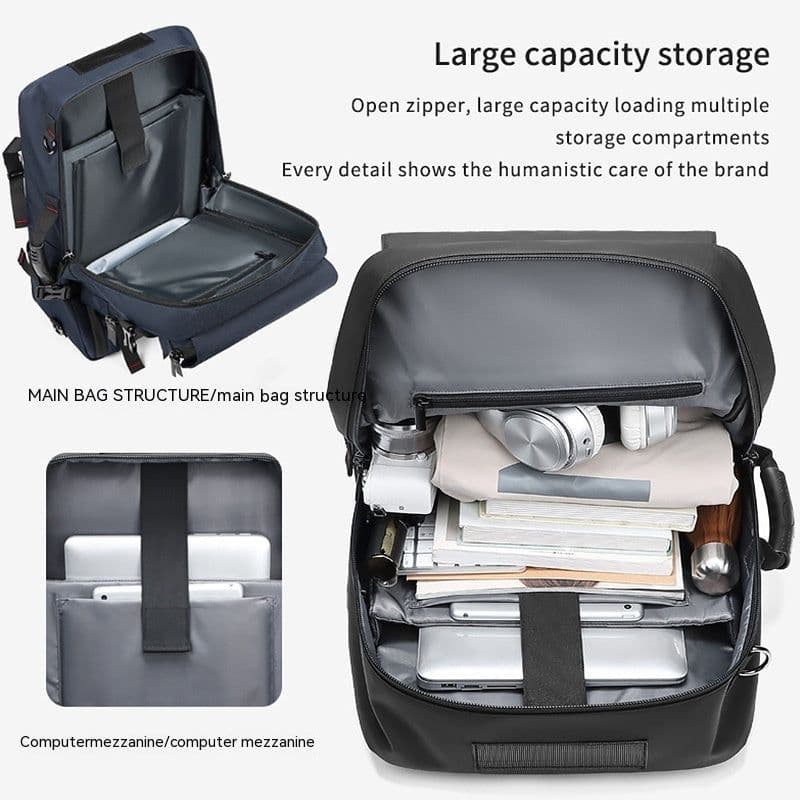 image-Men's Outdoor Mountaineering Large Capacity Travel Bag