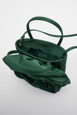 image-Silk Texture Shoulder Messenger Bag