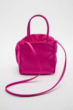 image-Silk Texture Shoulder Messenger Bag