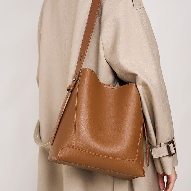 image-Women's Crossbody All-matching Leather Shoulder Bag