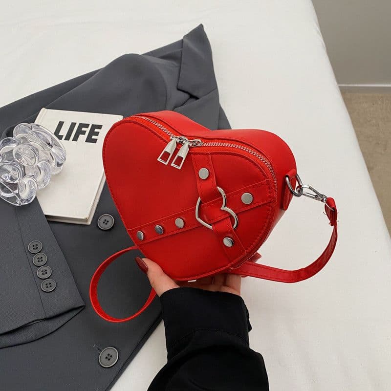 image-Women's Crossbody High-grade Heart-shaped Box Bag