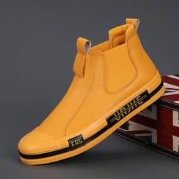 image-All-match Fashion Men's High-top Board Shoe
