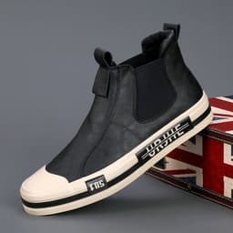 image-All-match Fashion Men's High-top Board Shoe