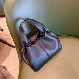 image-Solid Color Lunch Box European And American Fashion Portable Shoulder Messenger Bag