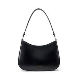 image-Women's Fashion Baguette Leather Bag