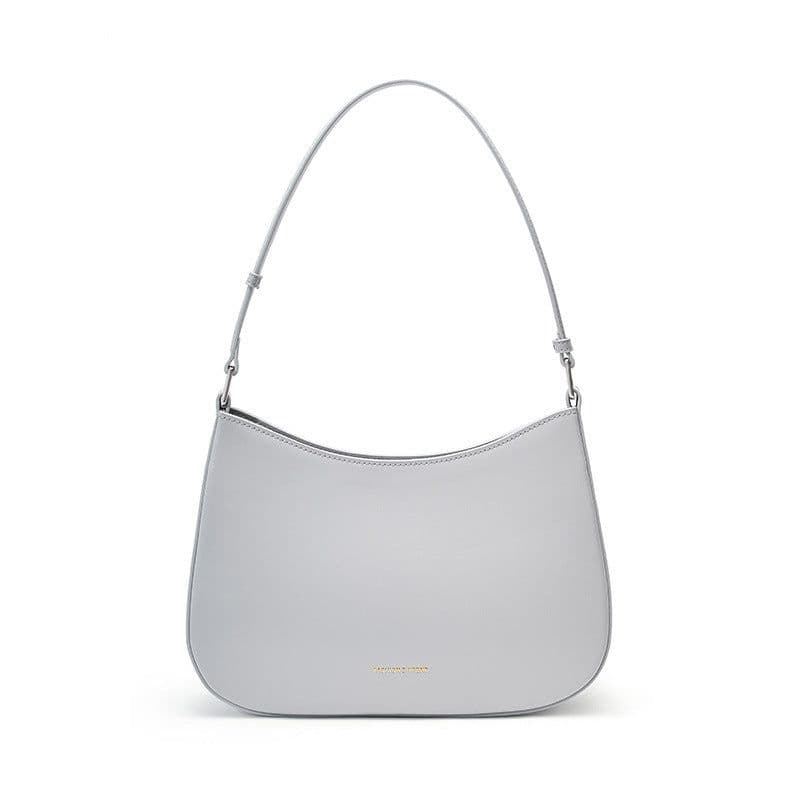 image-Women's Fashion Baguette Leather Bag