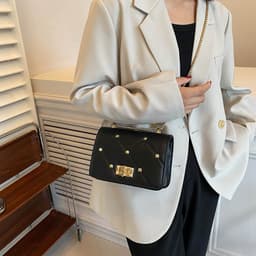 image-Summer Rivet Fashion Popular Chain Crossbody Shoulder Bag