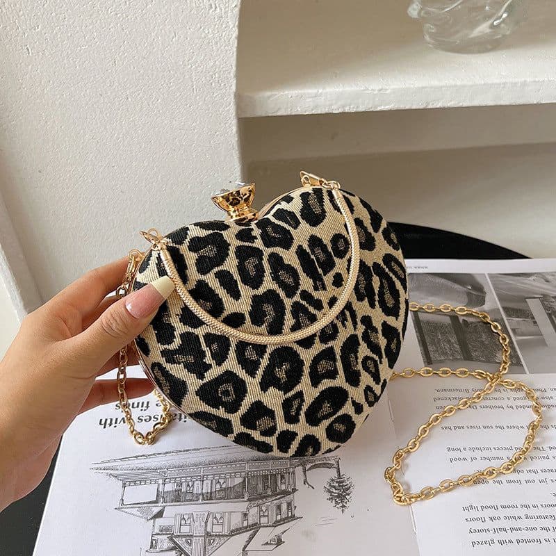 image-Internet Celebrity Women's Crossbody Shoulder Heart Bag