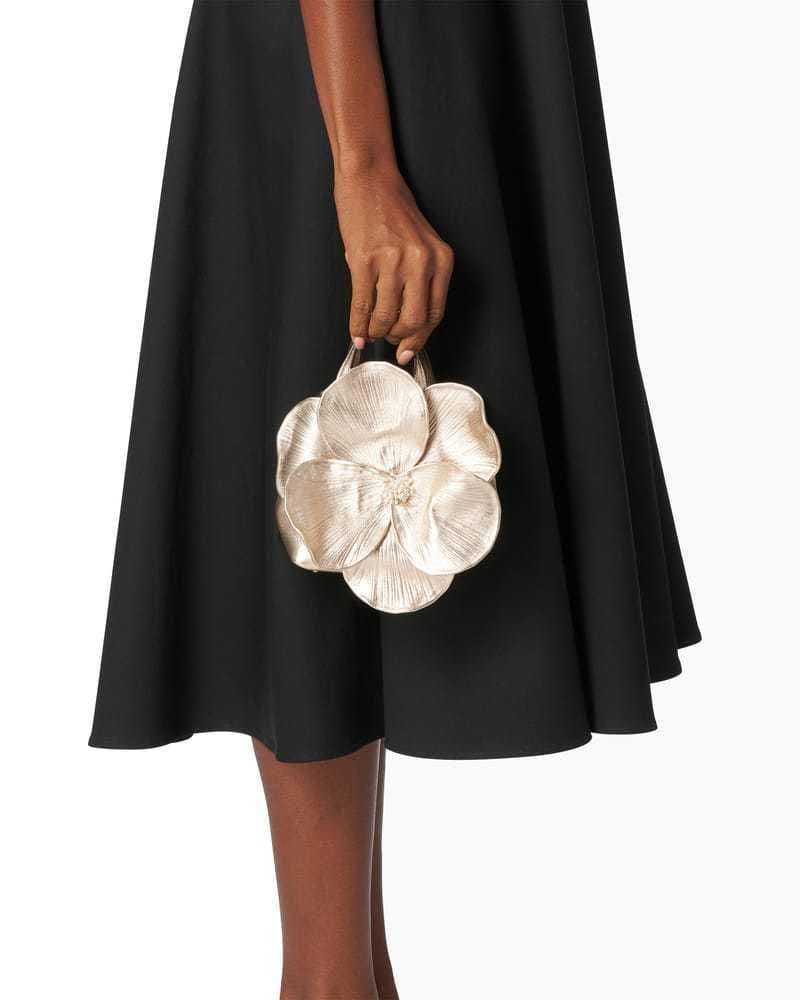 image-French Style Petal Flower Tote Bag One Shoulder Crossbody