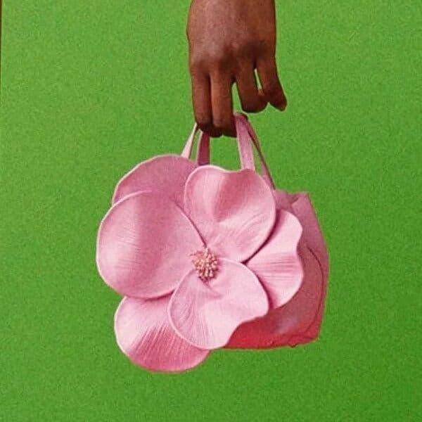 image-French Style Petal Flower Tote Bag One Shoulder Crossbody