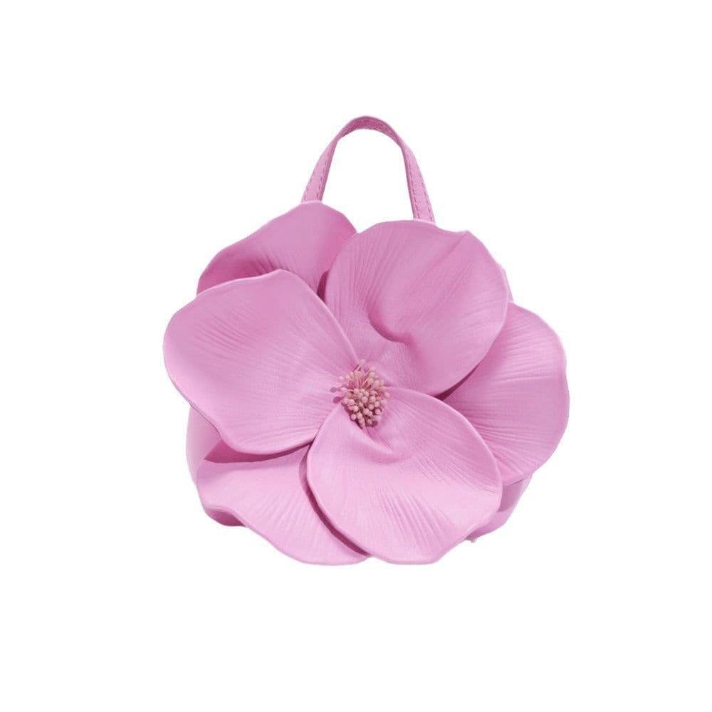 image-French Style Petal Flower Tote Bag One Shoulder Crossbody