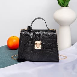 image-Street Fashion PU Crocodile Pattern Women's Handbag