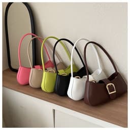 image-New Young Lady Underarm Bag Fashion All-match Baguette Bag