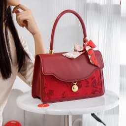 image-Red Wedding Bag Bridal Bag Women's New Large Capacity