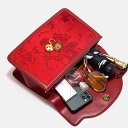 image-Red Wedding Bag Bridal Bag Women's New Large Capacity