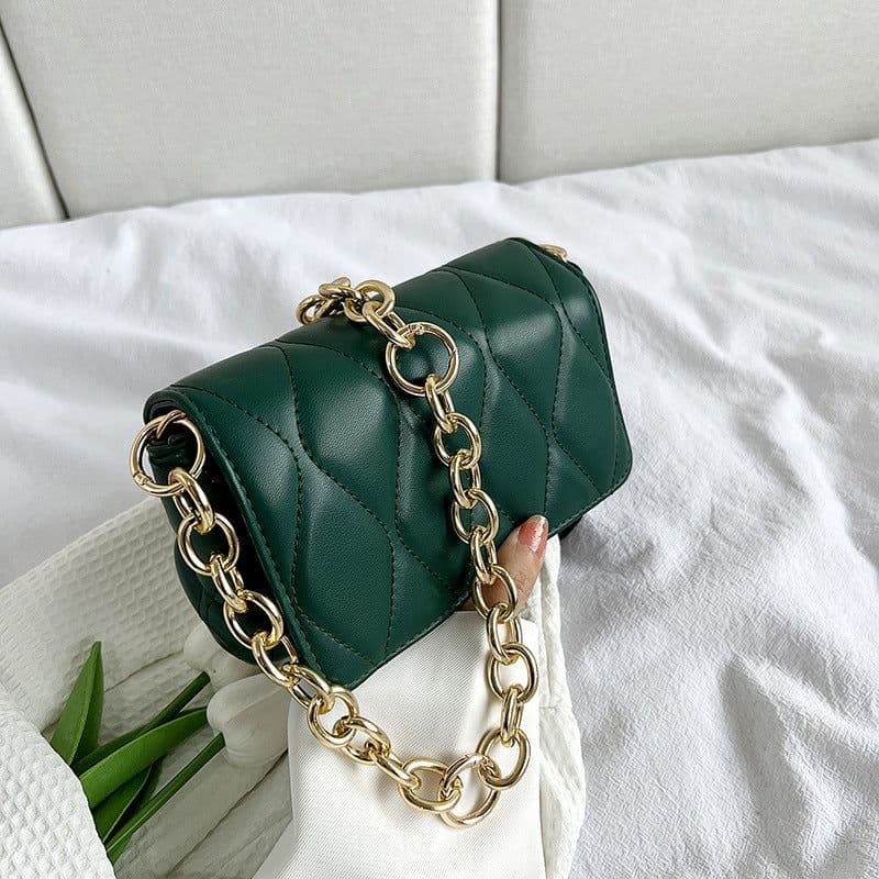 image-New Fashion Rhombus Chain Small Square Bag Casual All-matching