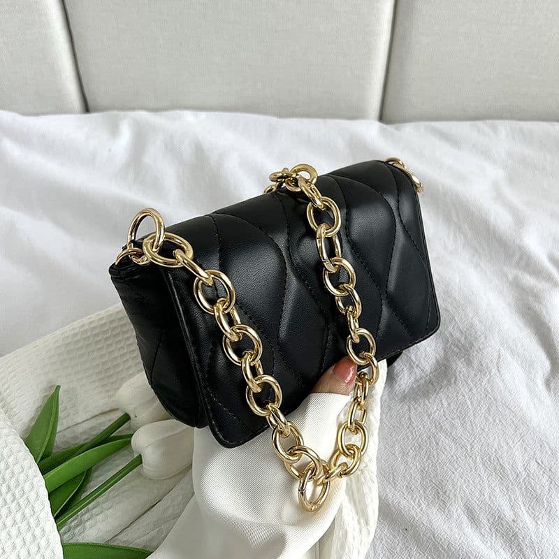 image-New Fashion Rhombus Chain Small Square Bag Casual All-matching