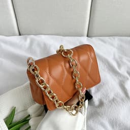 image-New Fashion Rhombus Chain Small Square Bag Casual All-matching