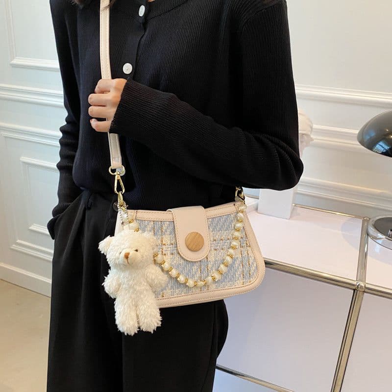 image-New Shoulder Bag Girls' Casual Messenger Bag Pendant