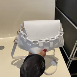 image-Internet Celebrity Fashion Chain Commuter Western Style Shoulder Messenger Bag