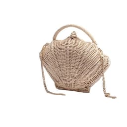 image-Women's Woven Shoulder Handbag Shell-shaped Chain Pouch