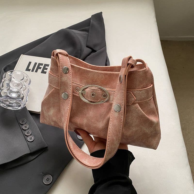 image-Summer Fashion Pleated Shoulder Ns Crossbody Bag