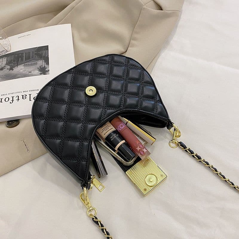 image-Fashion One Shoulder Crossbody Underarm Bag