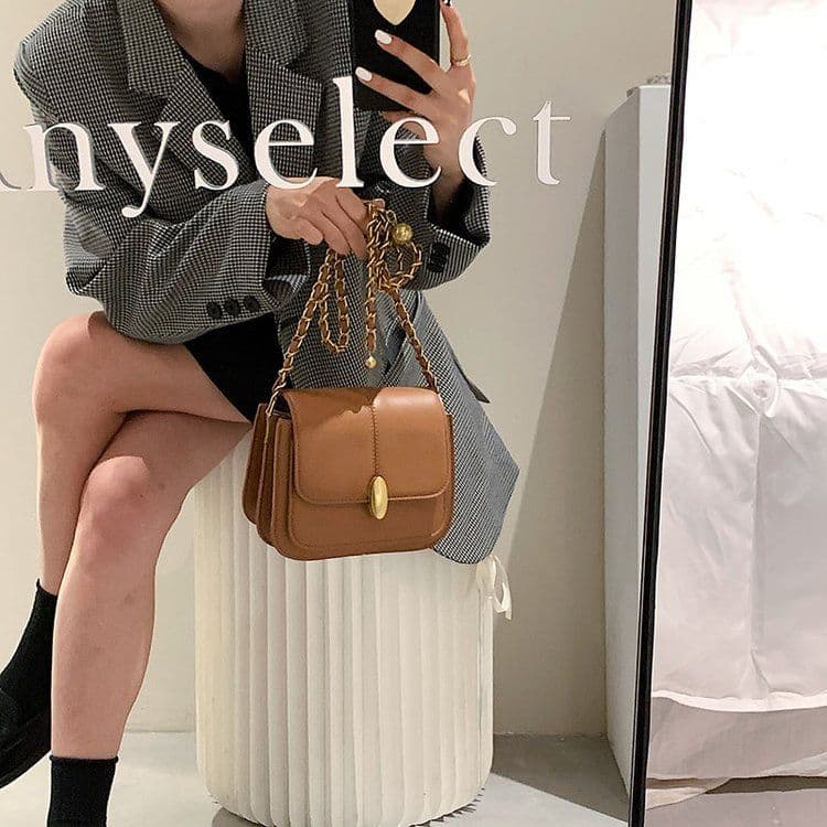 image-Ins Retro Fashion Chain Crossbody Square Bag