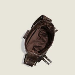 image-Heavy Metal Crossbody Punk Leisure Large Capacity Belt Decoration Big Bag