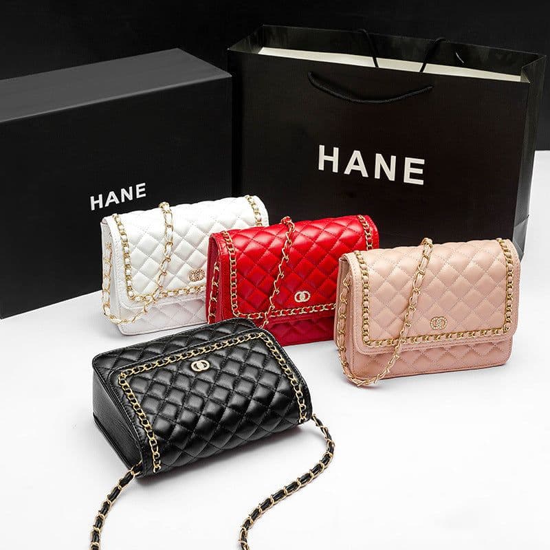 image-All-matching One Shoulder New Trendy Classic Style Rhombus Chain Bag
