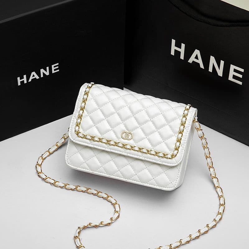 image-All-matching One Shoulder New Trendy Classic Style Rhombus Chain Bag