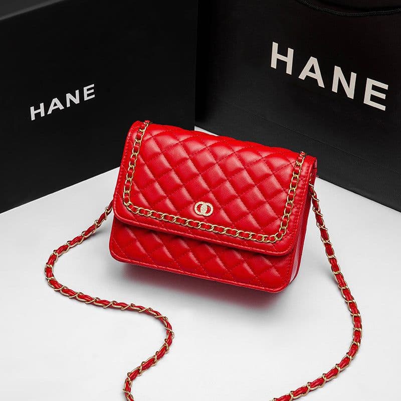 image-All-matching One Shoulder New Trendy Classic Style Rhombus Chain Bag
