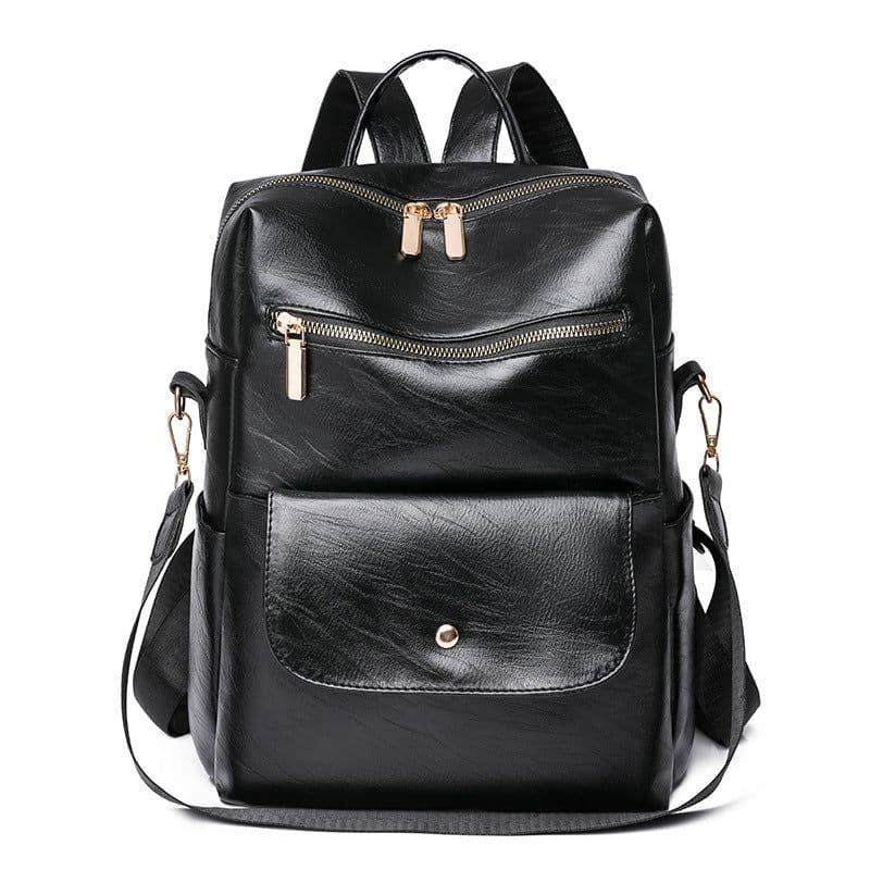 image-Retro Fashion Ladies Backpack Casual All-match Multifunctional Outdoor Travel Bag