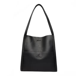 image-Solid Color Shoulder Bag Women's Fashion Large Capacity Handbag Crossbody Shopping Bags