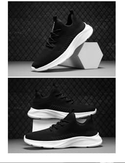 image-Breathable White Mesh Men's Casual Sneaker