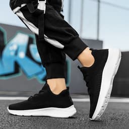 image-Breathable White Mesh Men's Casual Sneaker