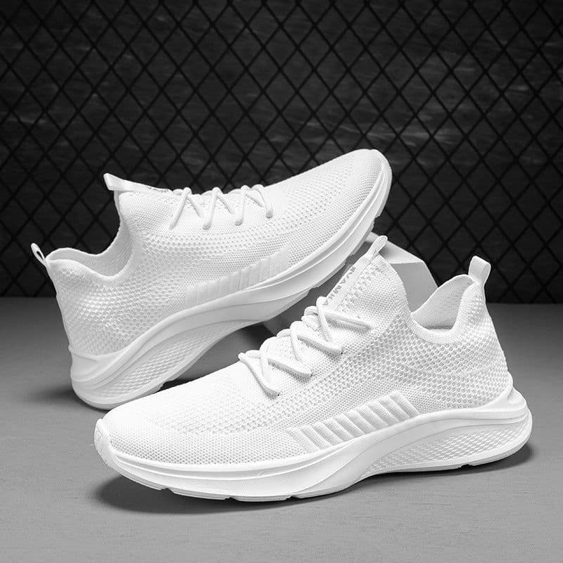 image-Breathable White Mesh Men's Casual Sneaker