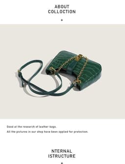image-Fashionable Stone Pattern High-grade Shoulder Underarm Small Square Bag