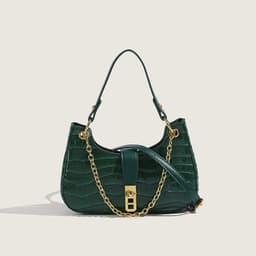 image-Fashionable Stone Pattern High-grade Shoulder Underarm Small Square Bag