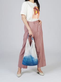 image-Simple Artistic Canvas Bag Female Large Capacity Shoulder Bag