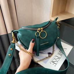 image-Women's Fashion All-matching Lightweight Retro Chest Bag
