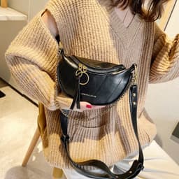 image-Women's Fashion All-matching Lightweight Retro Chest Bag