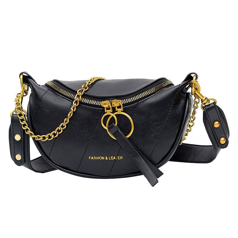 image-Women's Fashion All-matching Lightweight Retro Chest Bag