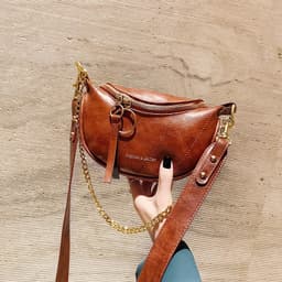 image-Women's Fashion All-matching Lightweight Retro Chest Bag