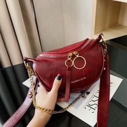 image-Women's Fashion All-matching Lightweight Retro Chest Bag