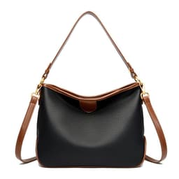 image-Bucket Bag Women's Leather Large-capacity Crossbody Bag