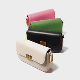 image-Women's Genuine Leather Crossbody Shoulder Bag